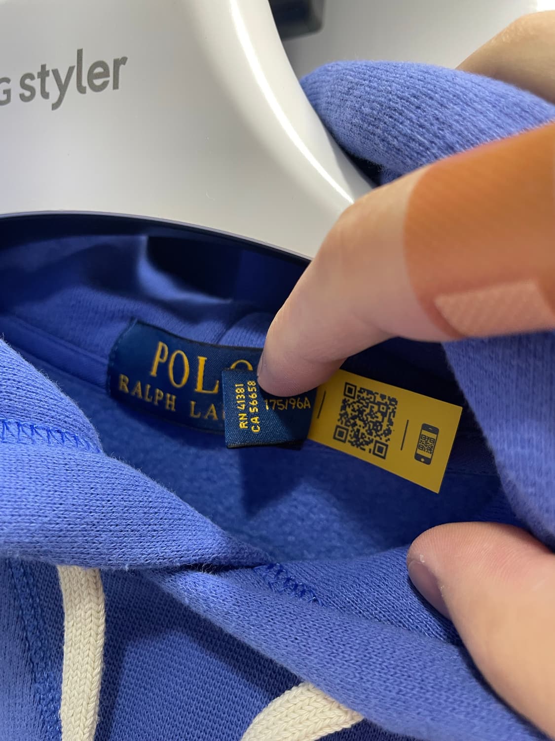 폴로 후드티 M(QR정품)  상품이미지4