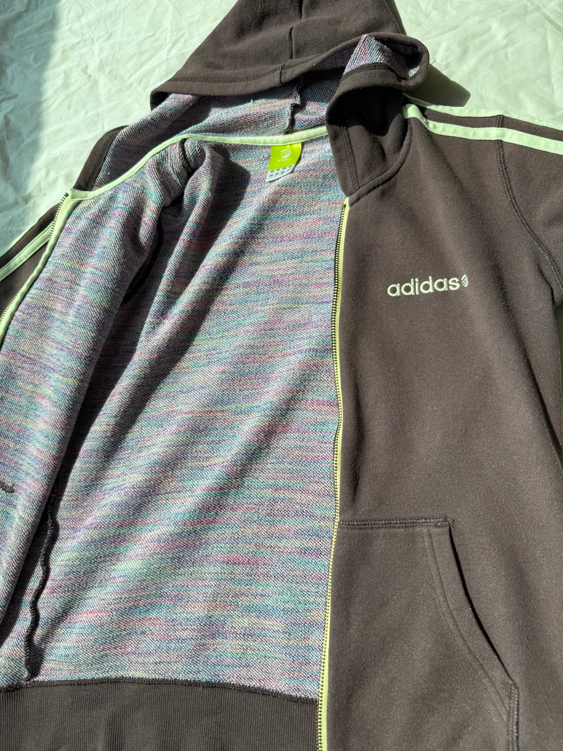 브라운 아디다스 집업 상품이미지6