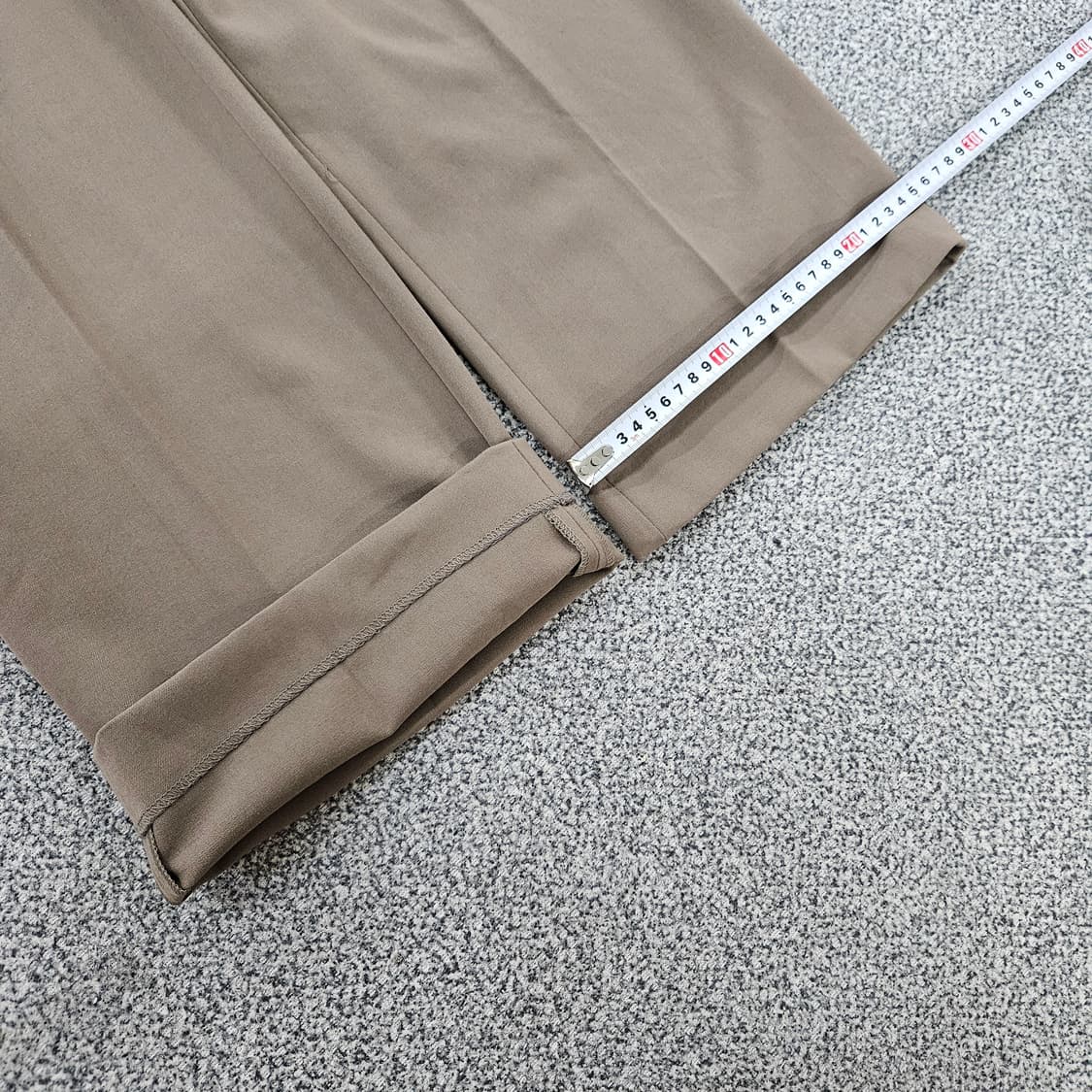 [28] 무신사스탠다드 베이지 핀턱 와이드 팬츠 바지 1106JM1 상품이미지8