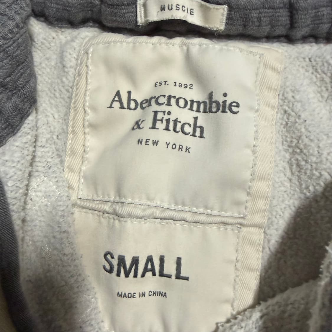 아베크롬비 그레이 후드집업 s 상품이미지3