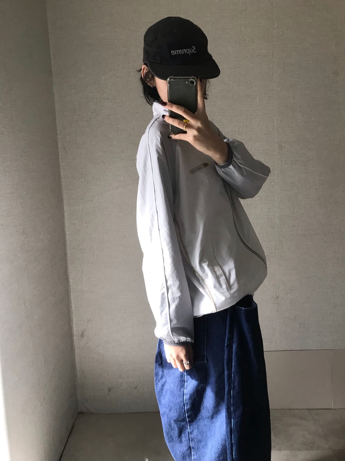 리복 연그레이 나그랑 바람막이 상품이미지4