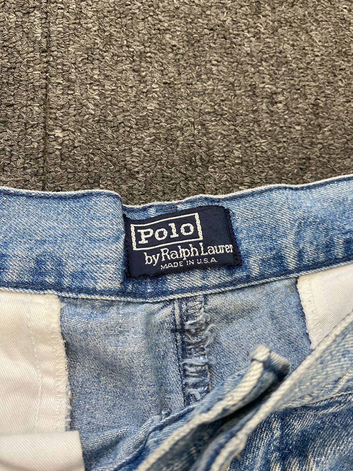 90s USA Polo 폴로 랄프로렌 데님 쇼츠 상품이미지5