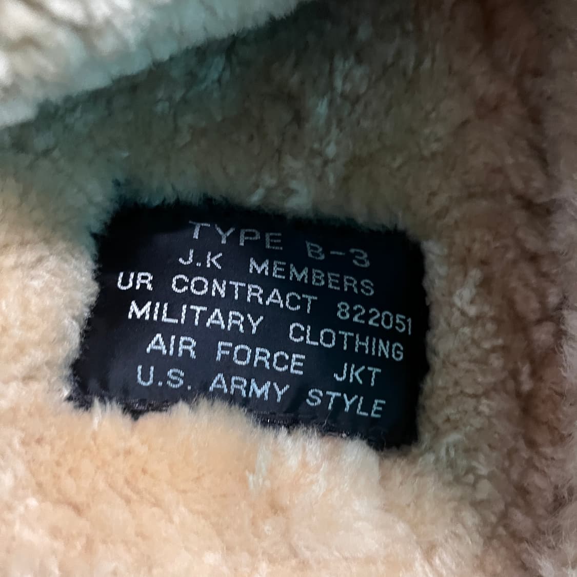 빈티지  B-3 무스탕 자켓/W2702 상품이미지6