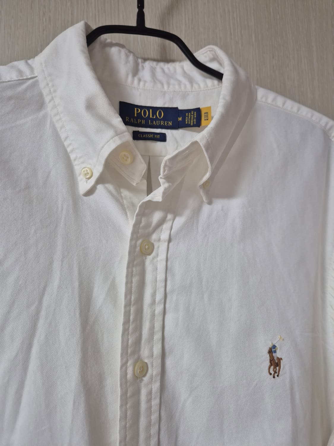 (22년) 폴로 랄프로렌 화이트 셔츠  클래식핏 신형 남방 M 상품이미지4