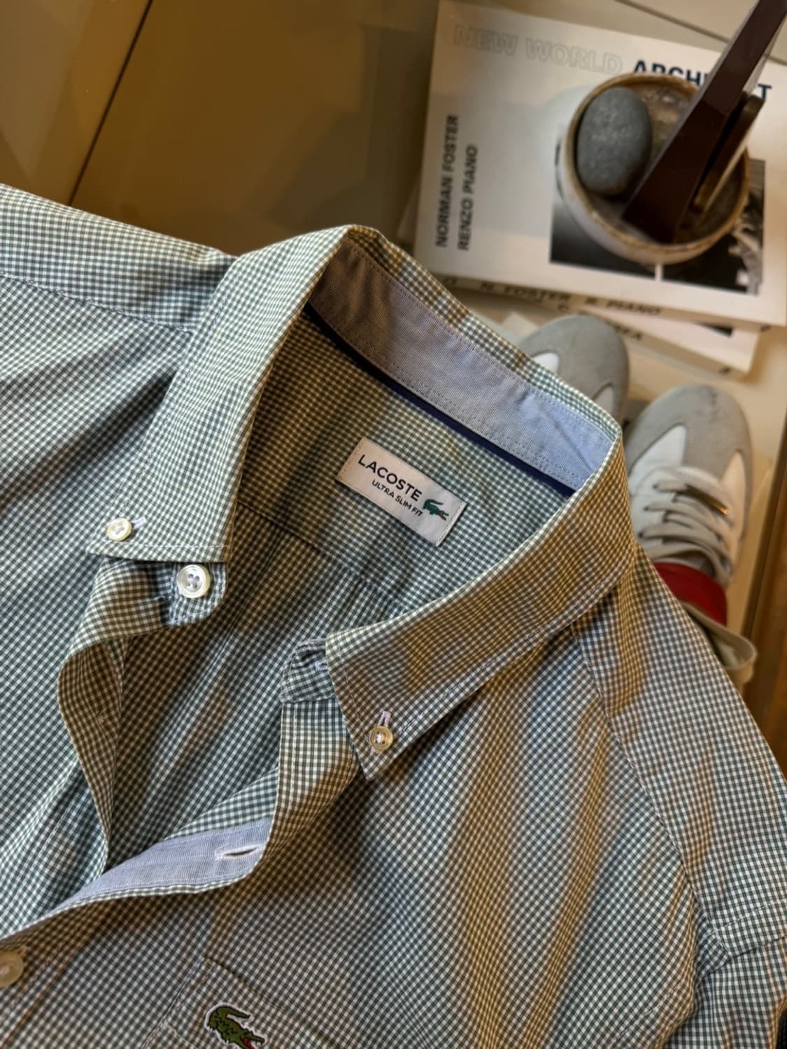 라코스테 버튼다운 셔츠 100 상품이미지10
