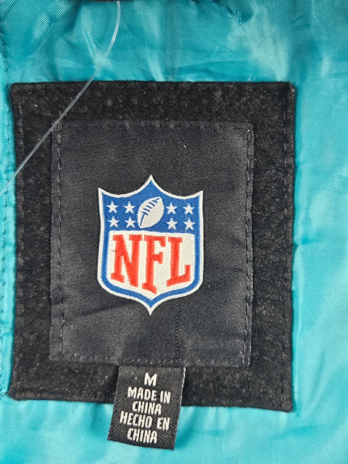 G-III 어패럴 마이애미 돌핀즈 가죽 바시티 자켓 ( M )/10926 상품이미지8