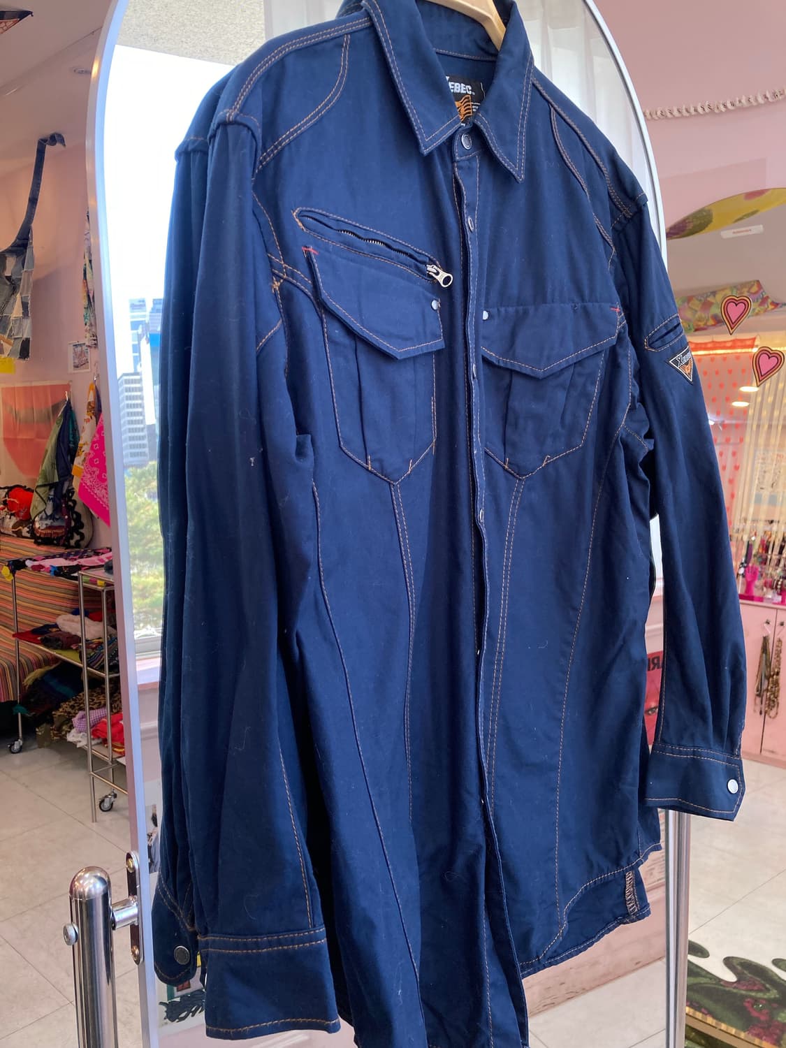 TWISTAS 네이비 버튼 자켓 상품이미지4