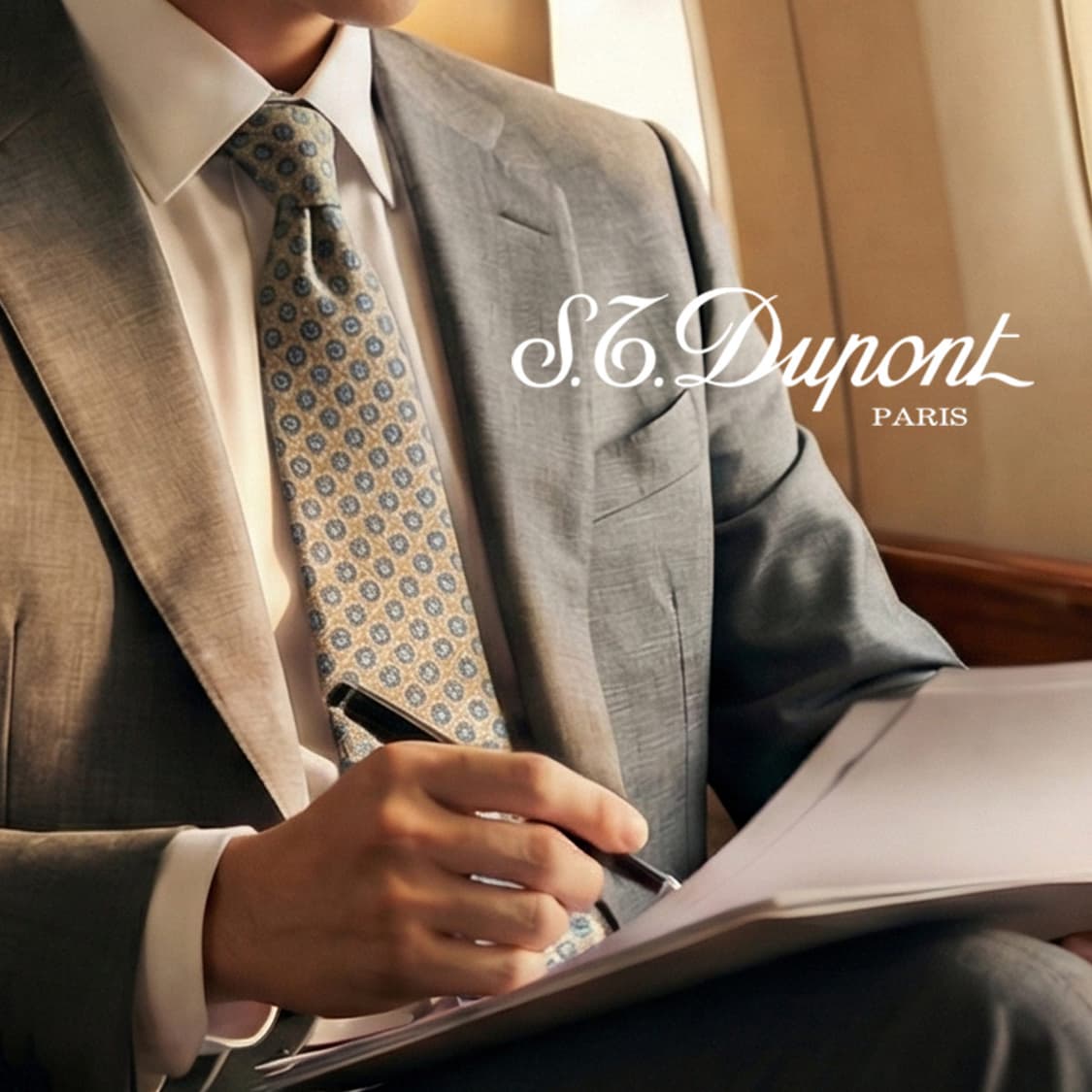 듀퐁 코튼&실크 그레이 패턴 넥타이 8.5cm A+등급 K1668
 상품이미지1