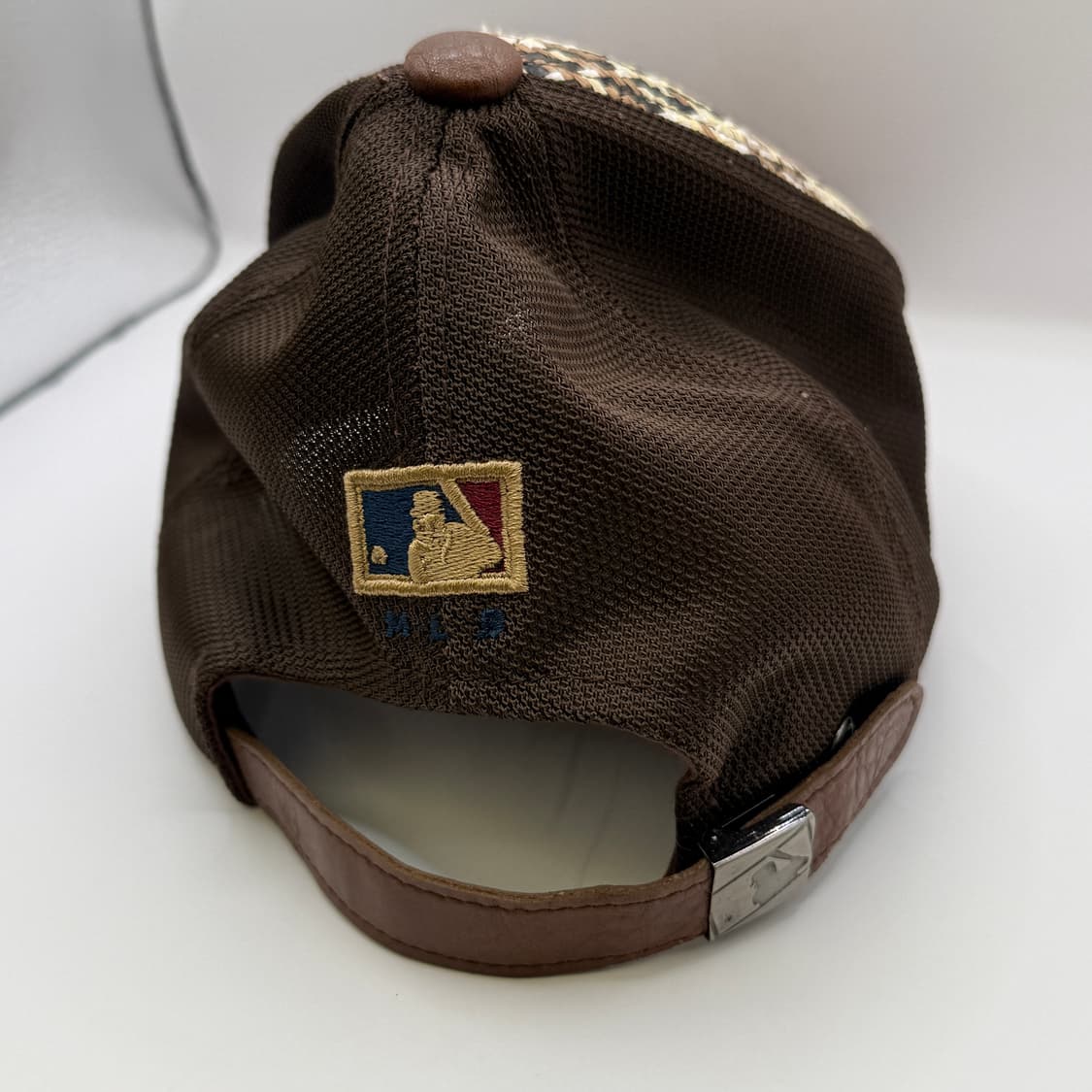 MLB 디트로이트 타이거즈 빈티지 가죽 메쉬캡 OS 상품이미지5