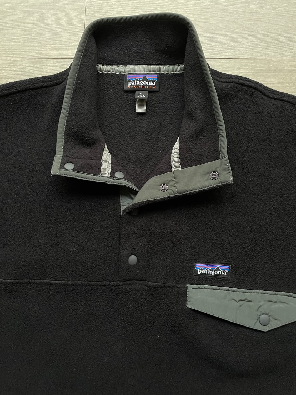 파타고니아 신칠라 블랙 포지그레이 빈티지 상품이미지4