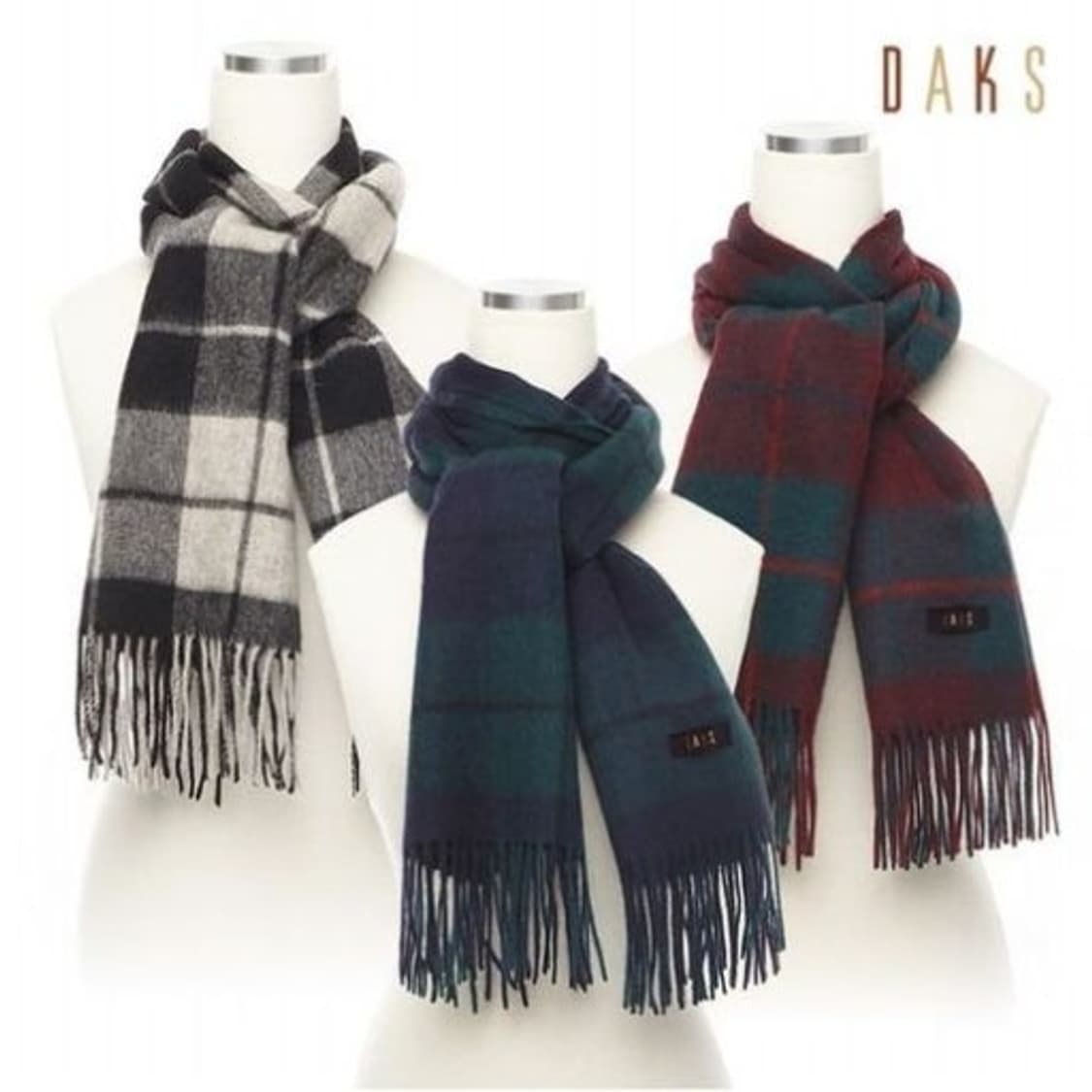 새상품 닥스 체크 울 머플러 상품이미지7
