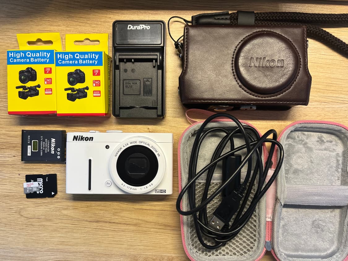 니콘 쿨픽스 P310 디카 화이트 / 작례 상품이미지1