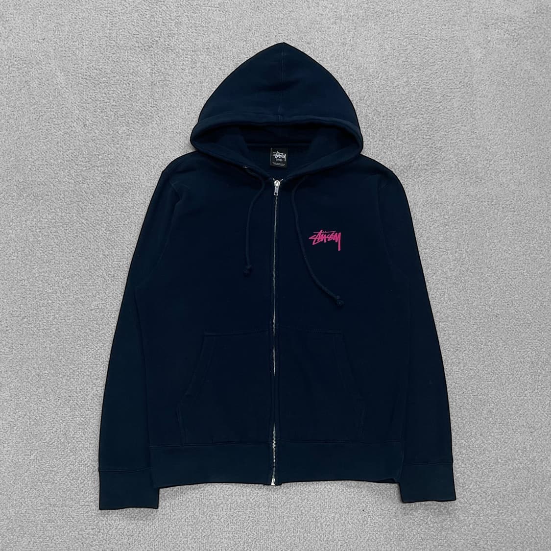 스투시 Stussy up on it 그래픽 후드집업 네이비 상품이미지2