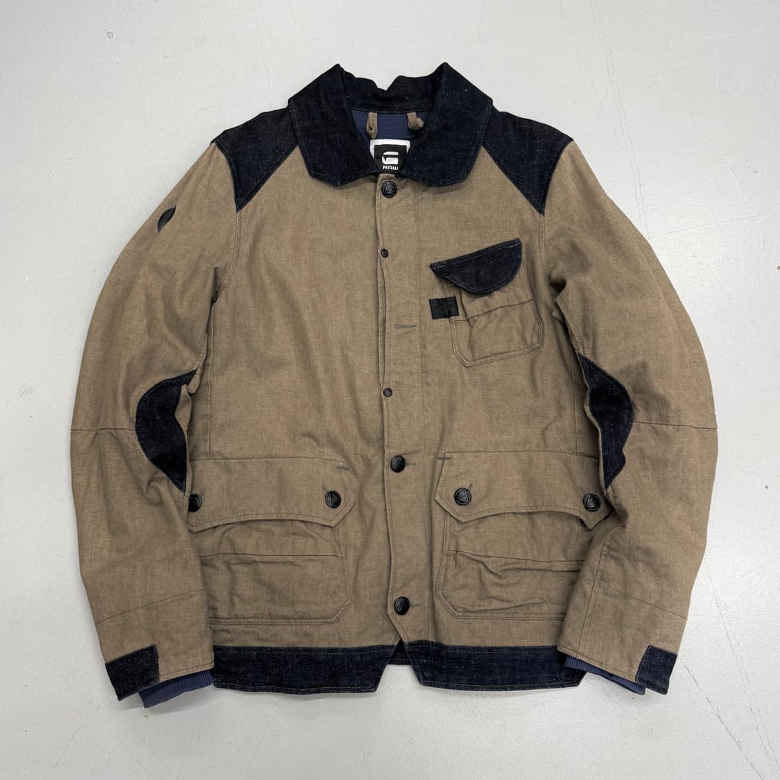 지스타 데님도킹 멀티포켓 봄버 자켓 상품이미지2