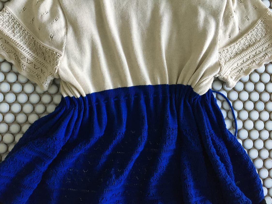 color block lace knit 상품이미지8