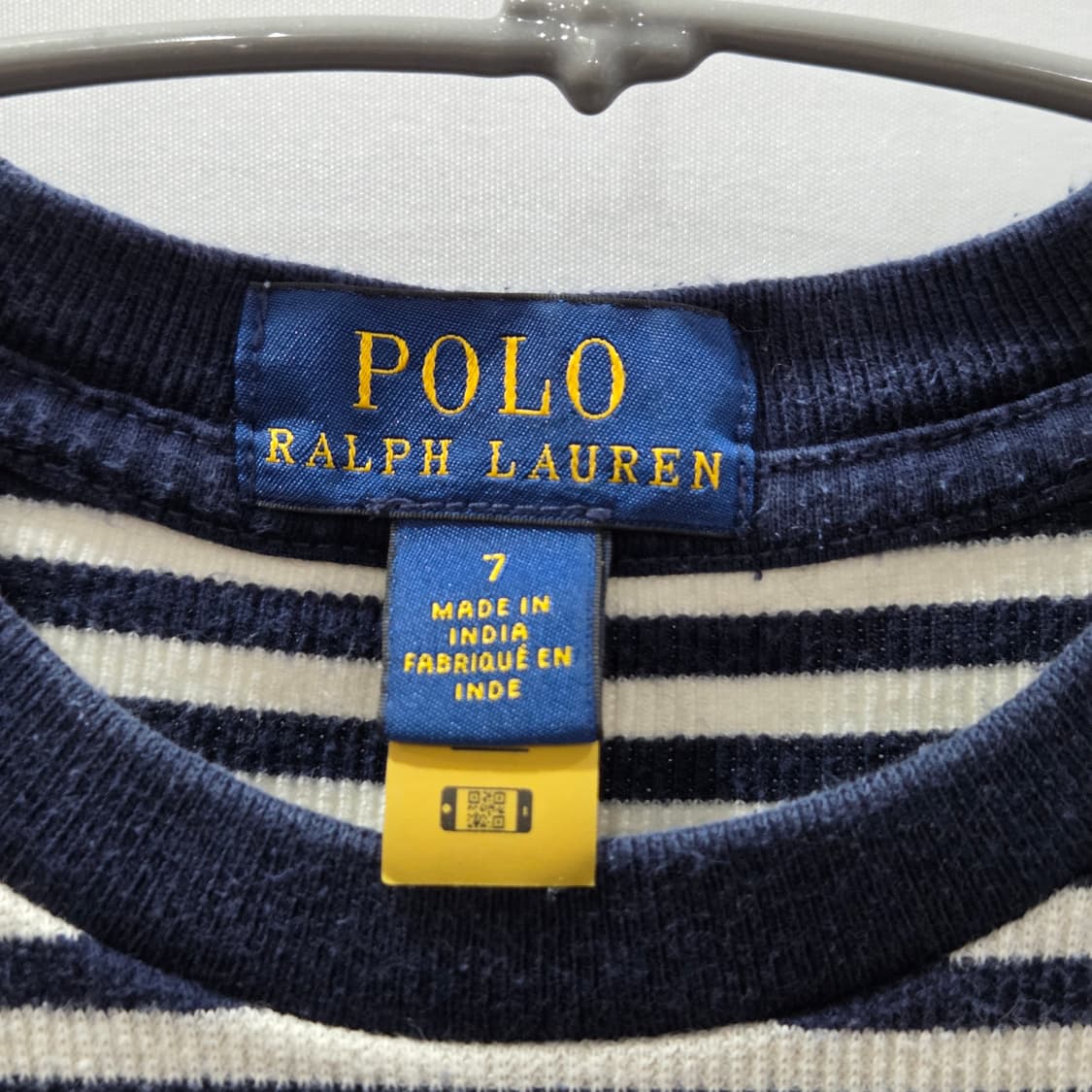 폴로랄프로렌 키즈 스트라이프 와플 롱슬리브 7  상품이미지3