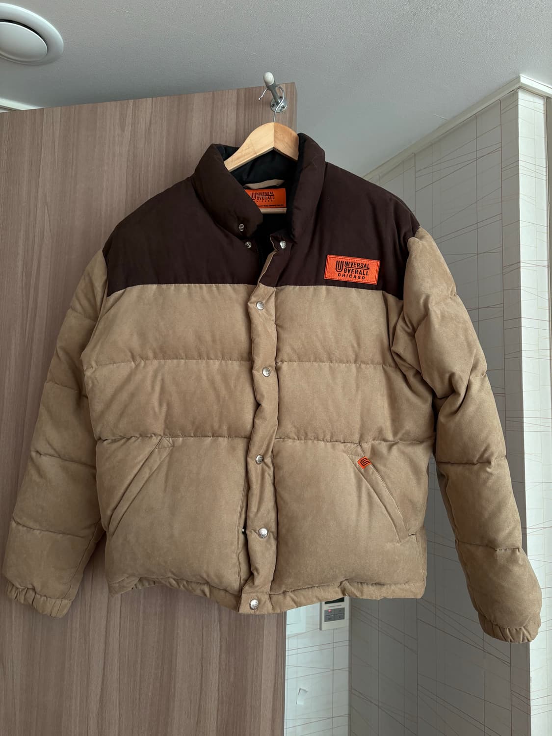 유니버셜 오버롤 다운패딩 L 팔아여 상품이미지1