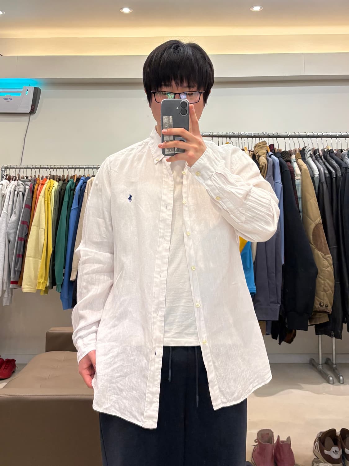 폴로 랄프로렌 린넨 셔츠 상품이미지7