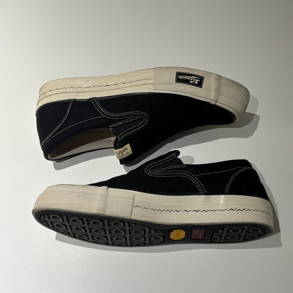 10) visvim 비즈빔 zahra 패튼 슬립온 스캐그웨이 스니커즈 상품이미지2