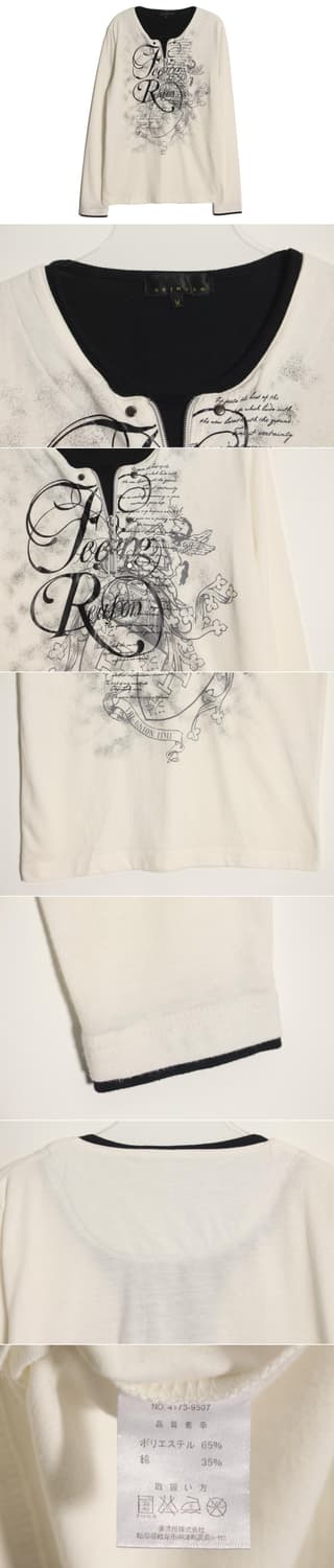 SPINASH 롱슬리브 펑크 y2k 락펑크 빈티지 상품이미지2