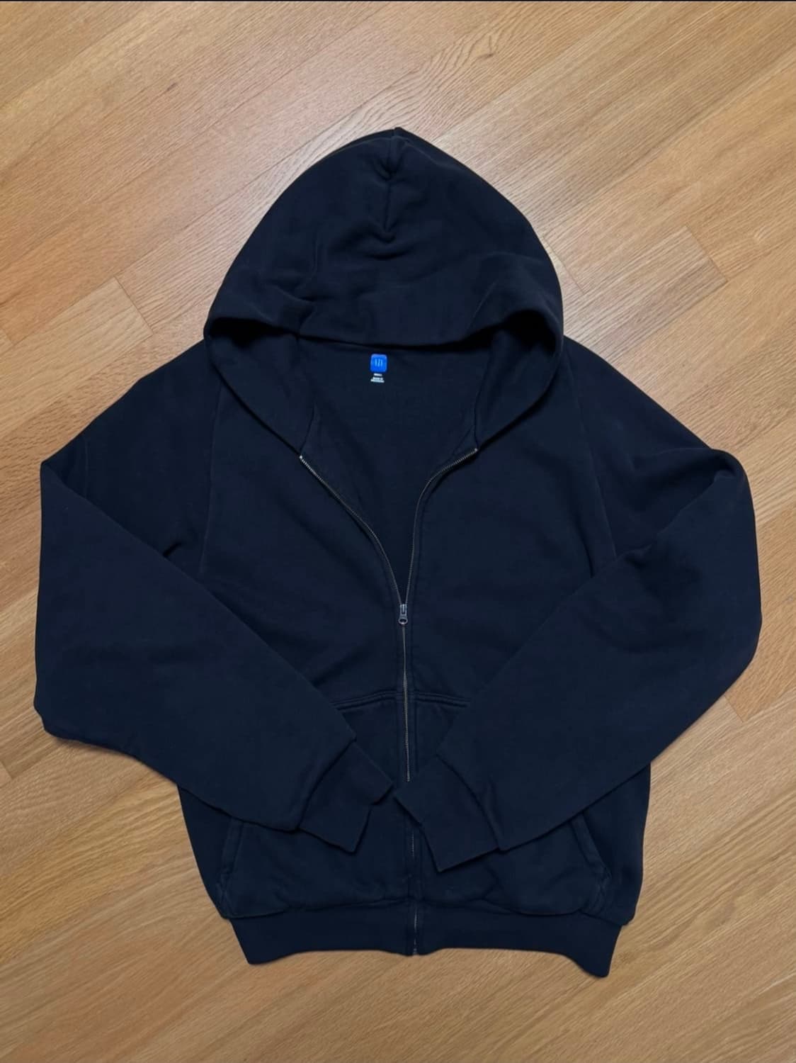 (S) 이지갭 후드집업 블랙 상품이미지1