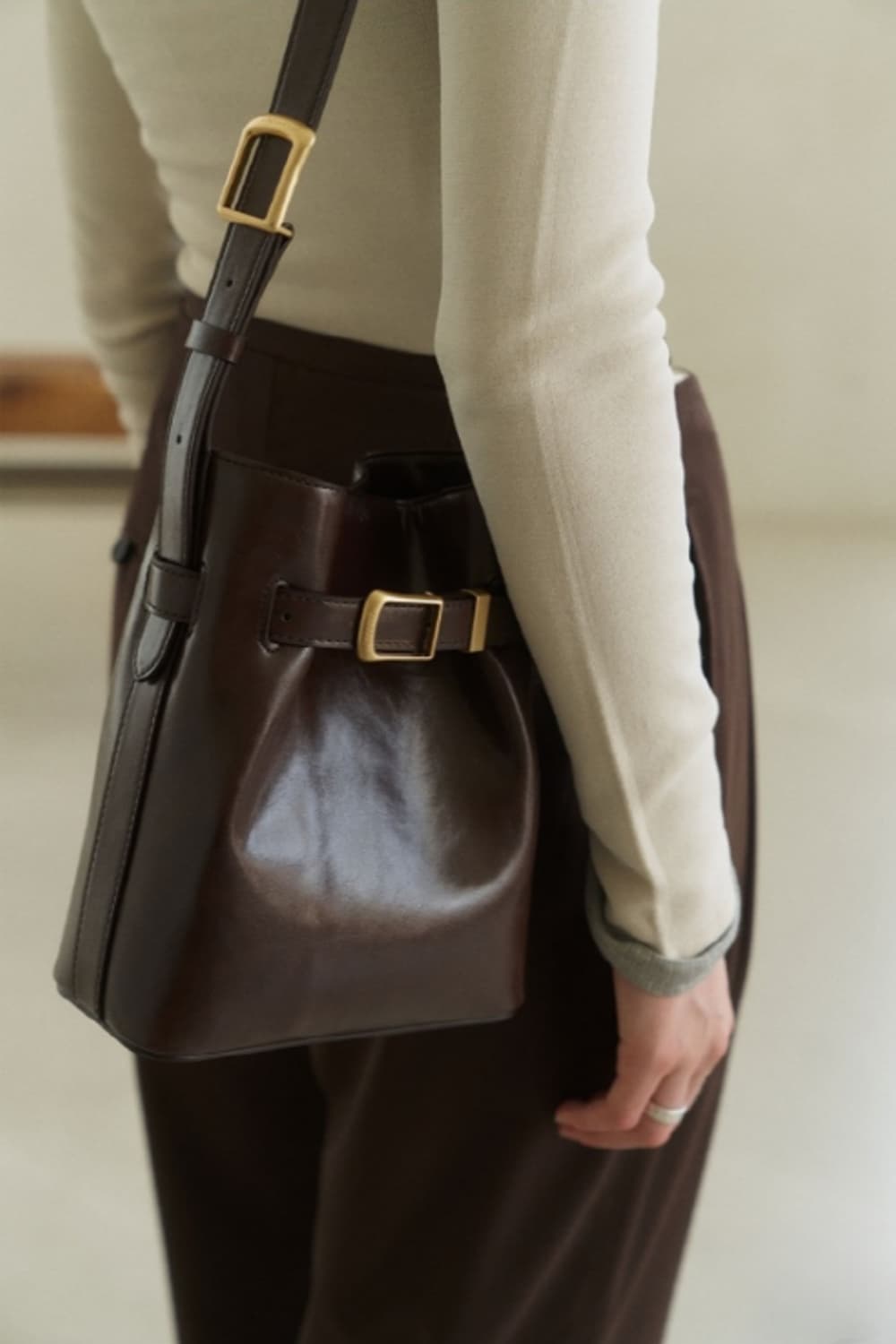 새상품) 루에브르 삭드생뛰 스몰 브라운 핫초콜릿 상품이미지3