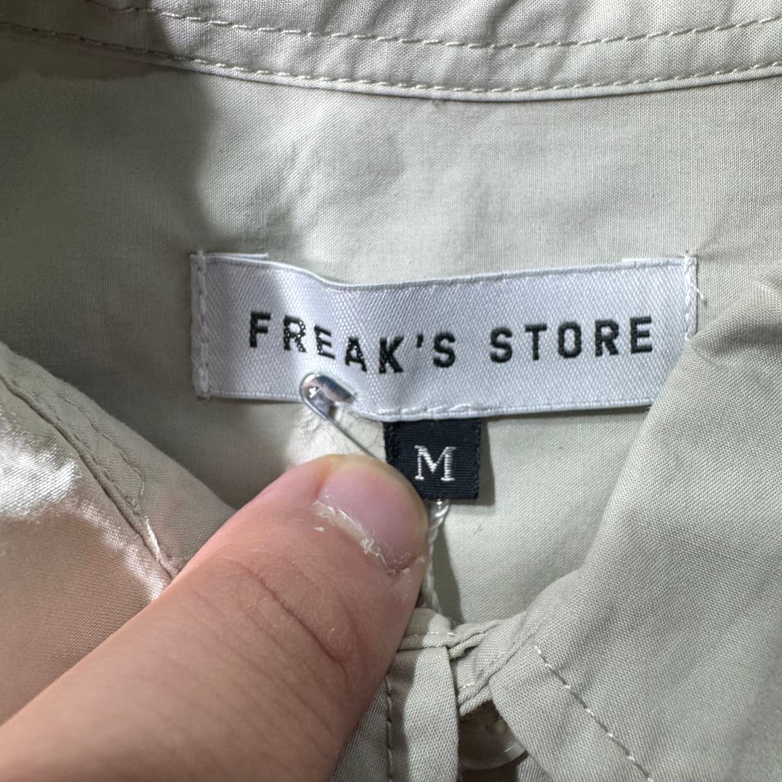 FREAKS STORE 셔츠 베이지 ( M/OLD-7527 ) 상품이미지3