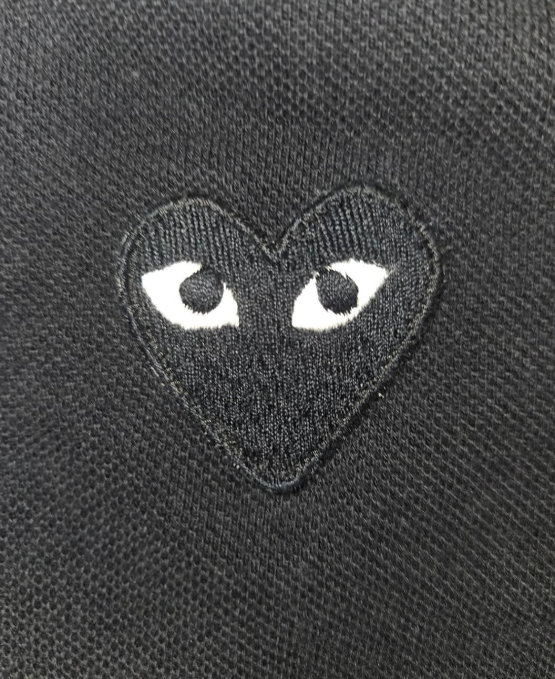 꼼데가르송 플레이 블랙하트 카라티 상품이미지2