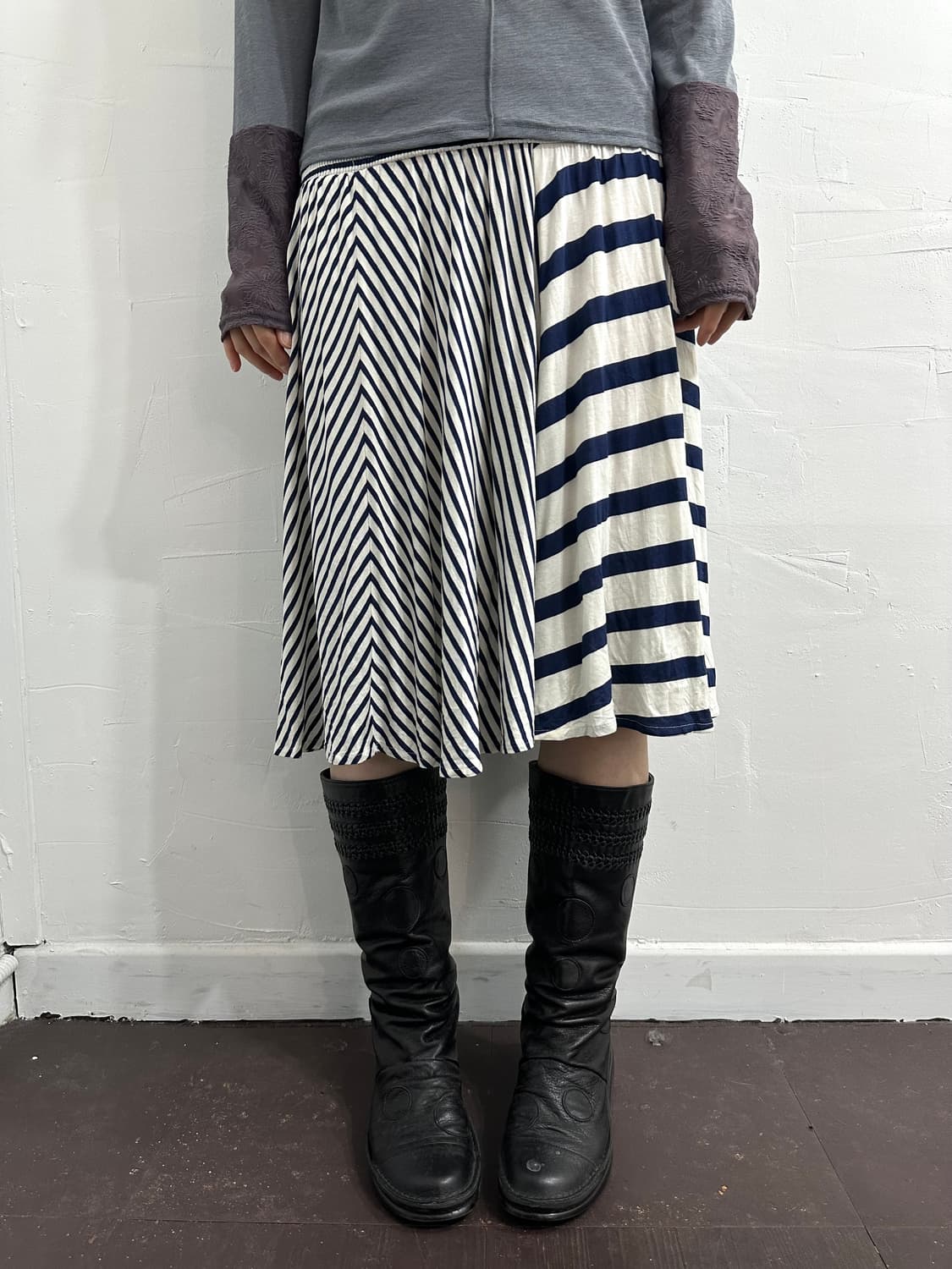 kenzo stripe skirt 상품이미지3