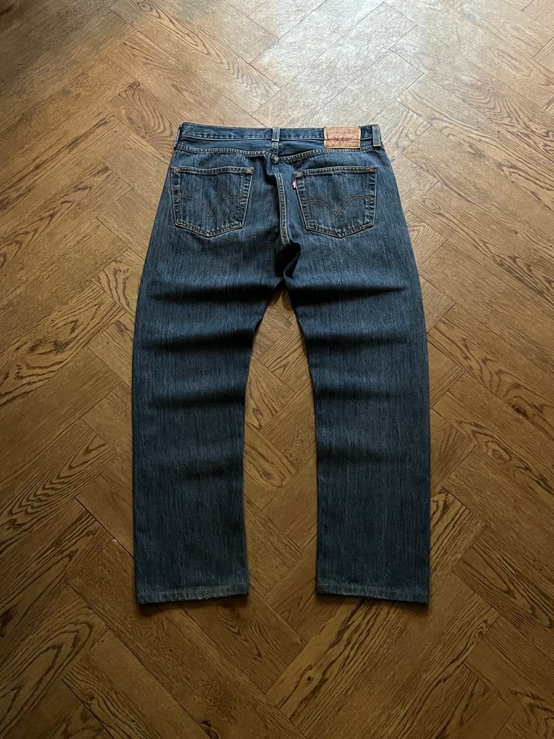 [34]리바이스 501 빈티지 워싱 스트레이트핏 데님 팬츠 상품이미지1