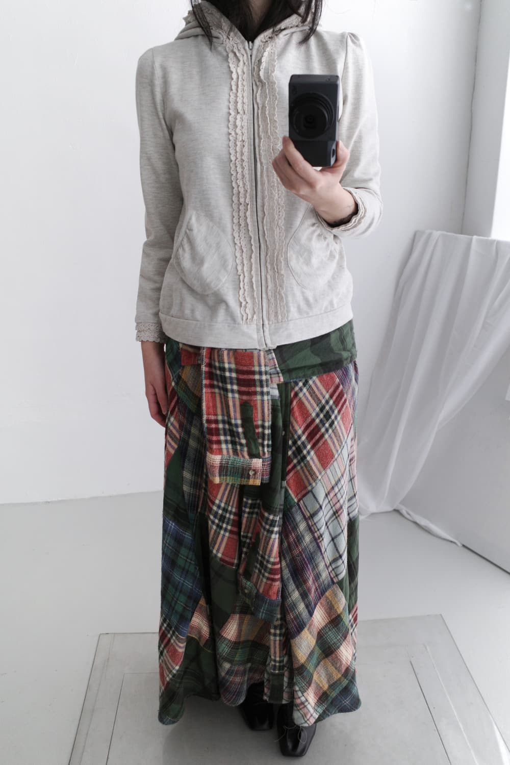 suede line skirt 상품이미지7