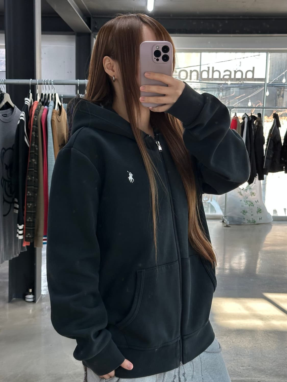 폴로랄프로렌 큐알텍 후드집업 상품이미지1