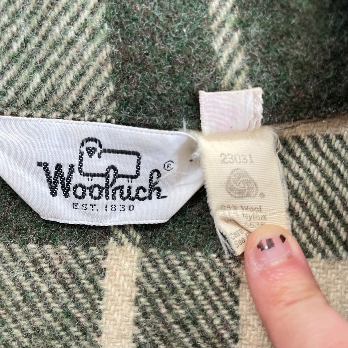 Woolrich 울리치 올리브 채크타탄 셔츠 자켓 상품이미지5