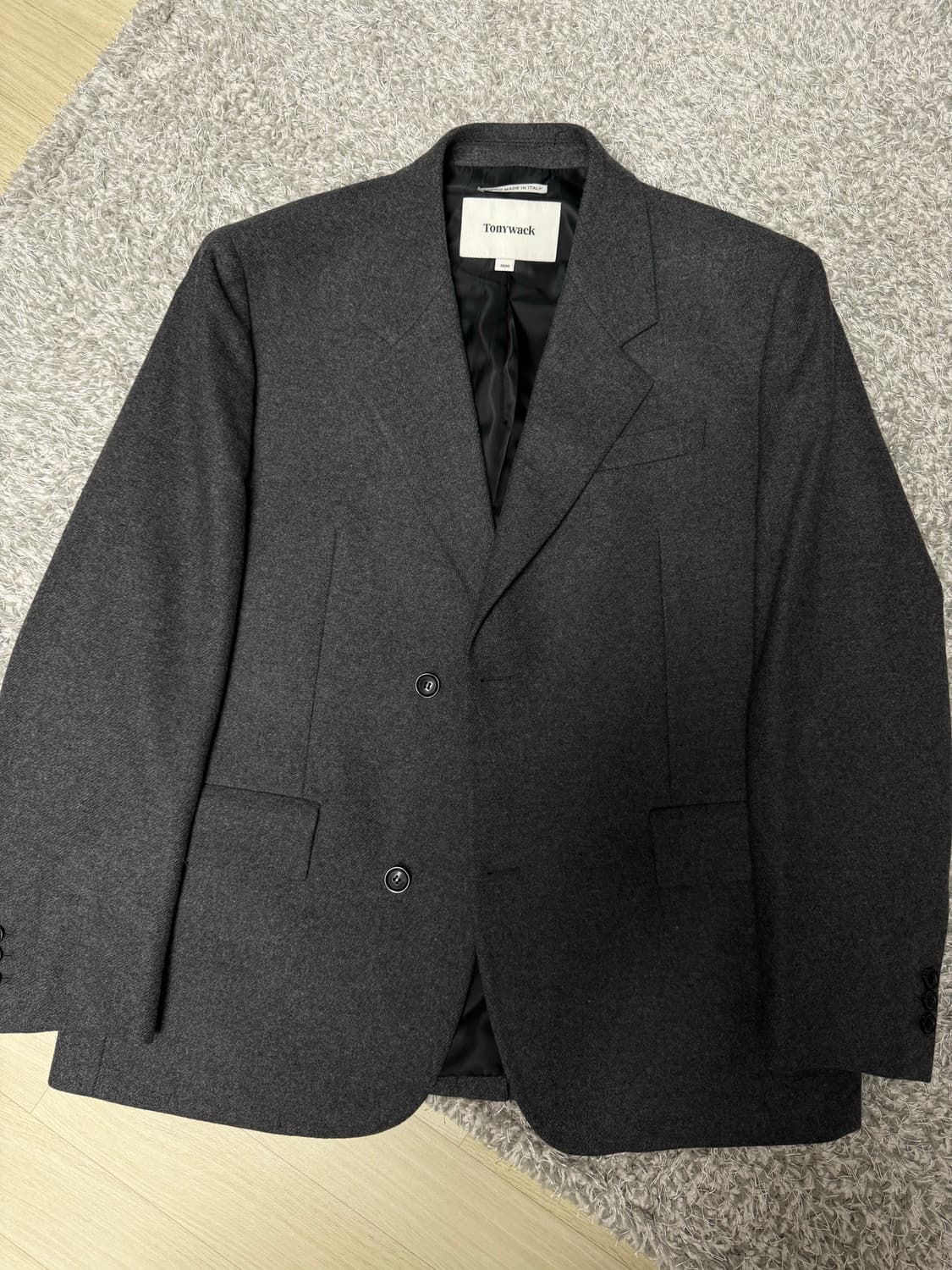 토니웩 Italian Wool Flannel Twill Blazer 상품이미지1