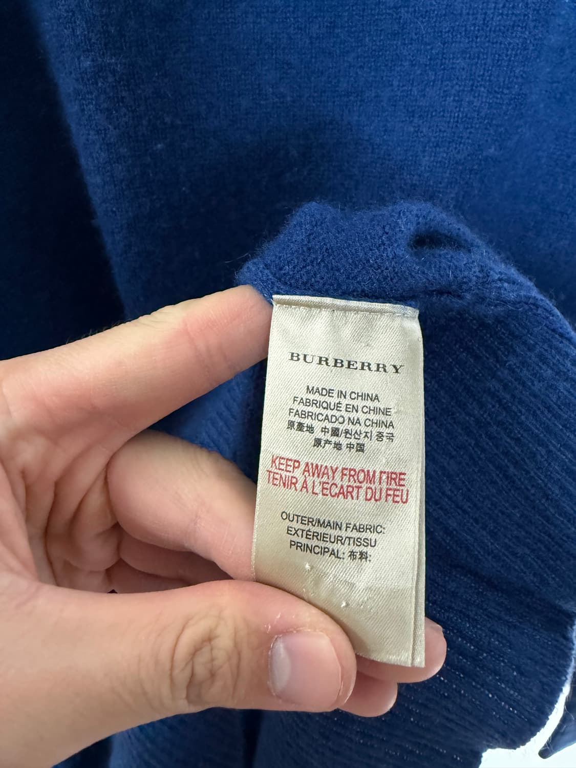 버버리 버버리니트 버버리캐시미어니트 캐시미어니트 버버리브릿 상품이미지5