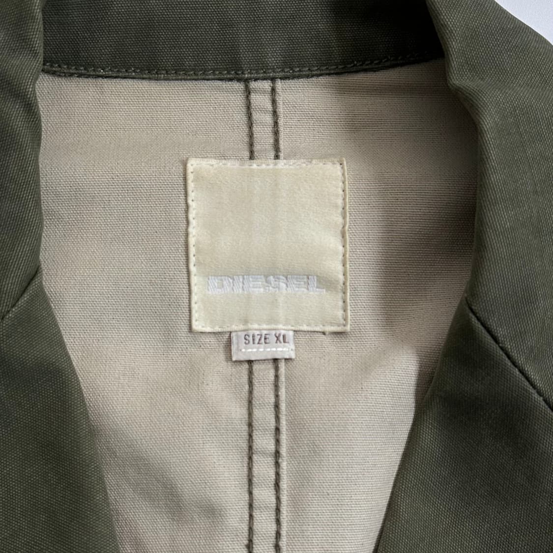 디젤 코튼 카키 블레이저 자켓 상품이미지8