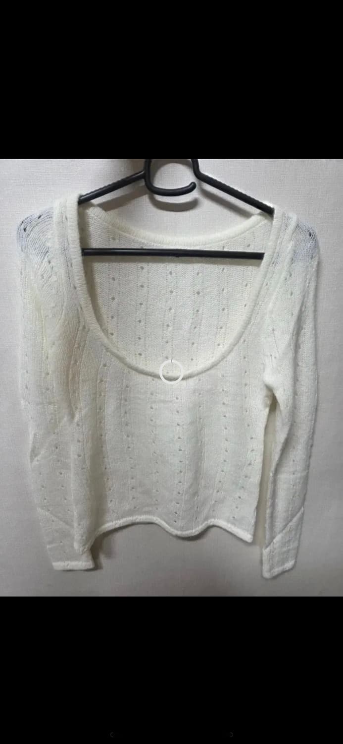 슬림핏 오네갸루 니트 상품이미지3