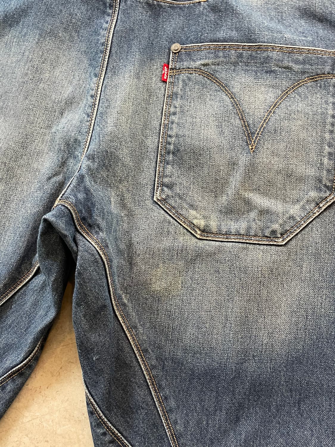 리바이스 엔지니어드 진스 1세대 7부 데님팬츠 바지 상품이미지6