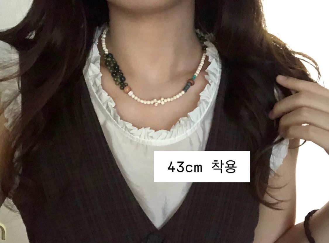 [휘마쿠마] 클로버15 비즈목걸이 상품이미지6