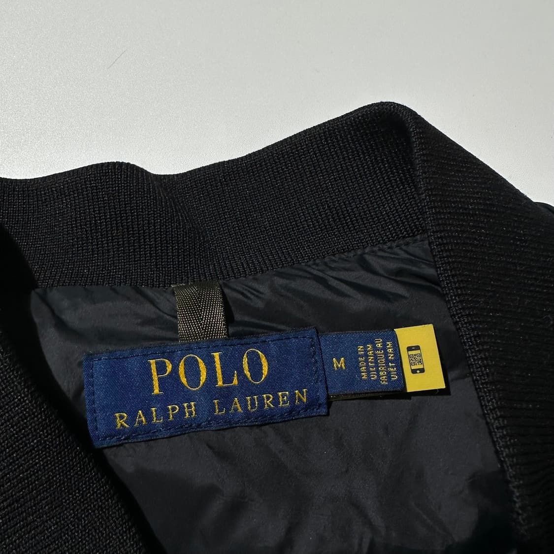 폴로 랄프로렌 덕다운 경량 패딩 블루종 자켓 블랙 상품이미지4