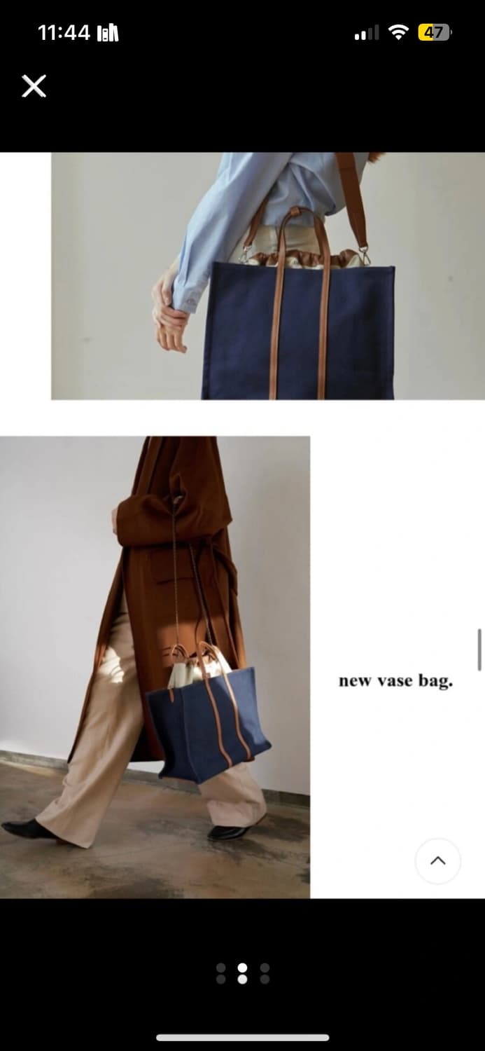 드메이커 new vase bag 네이비 상품이미지2
