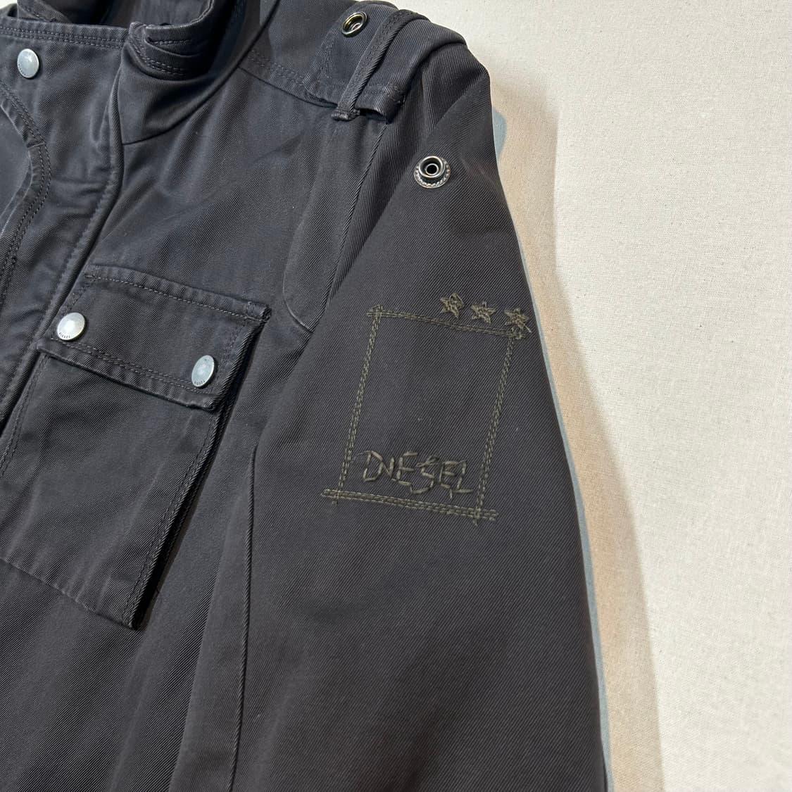 S) 디젤 DIESEL 밀리터리 필드 자켓 상품이미지3