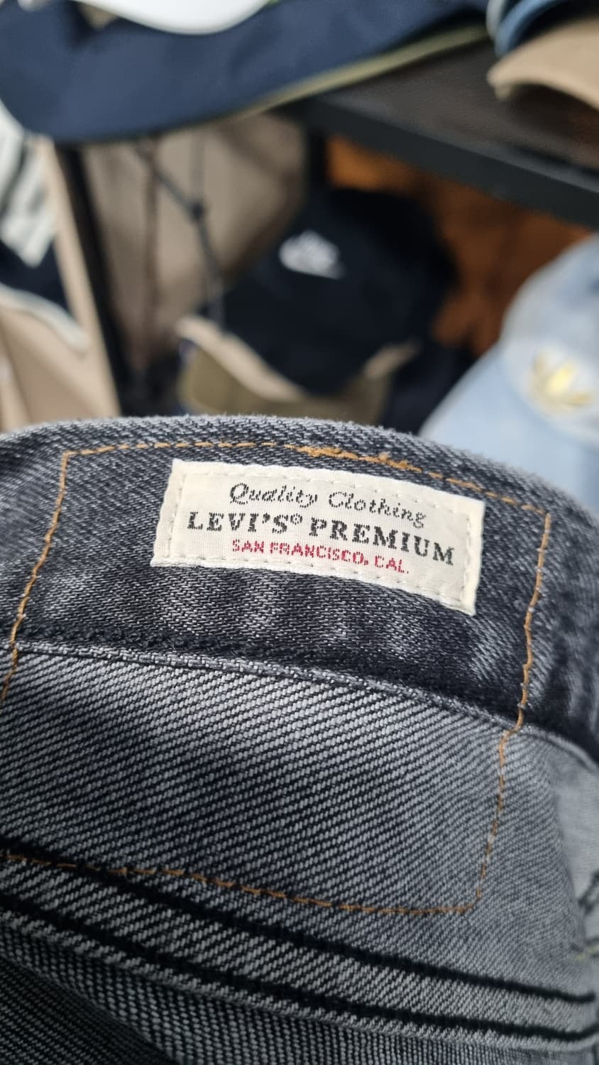 levis 501 93 리메이크진 흑청바지 bigE (33size) A급 상품이미지5