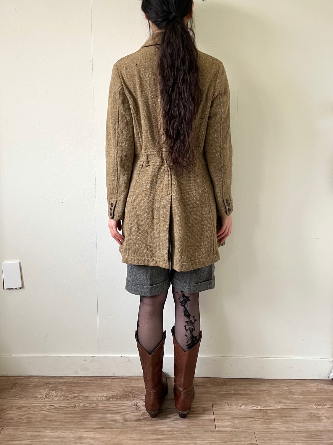 80‘s 이세이미야케 Plantation 트위드 아카이브 코트 상품이미지10