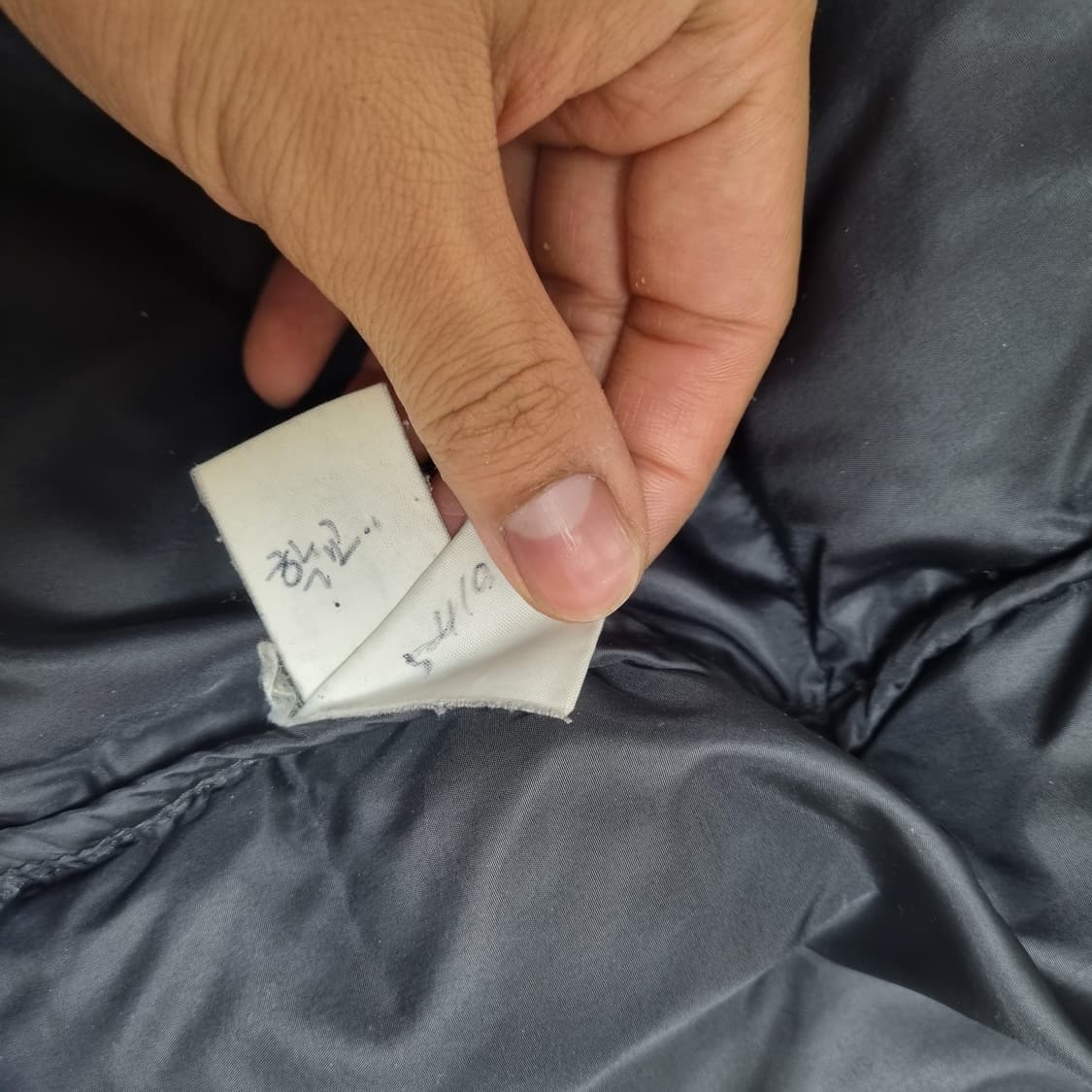 노스페이스 패딩 블루 L 상품이미지6