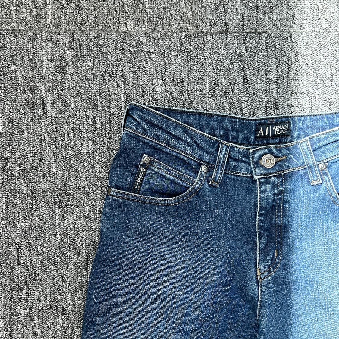 아르마니 진스 세미부츠컷 데님 팬츠 상품이미지2