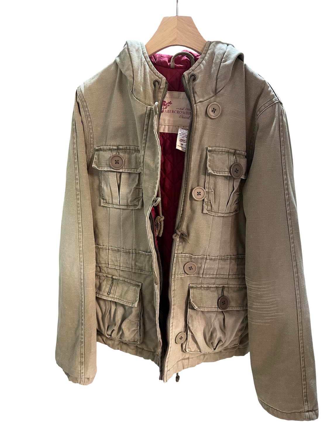 빈티지 아베크롬비 카키퀼팅 워크 자켓 상품이미지2