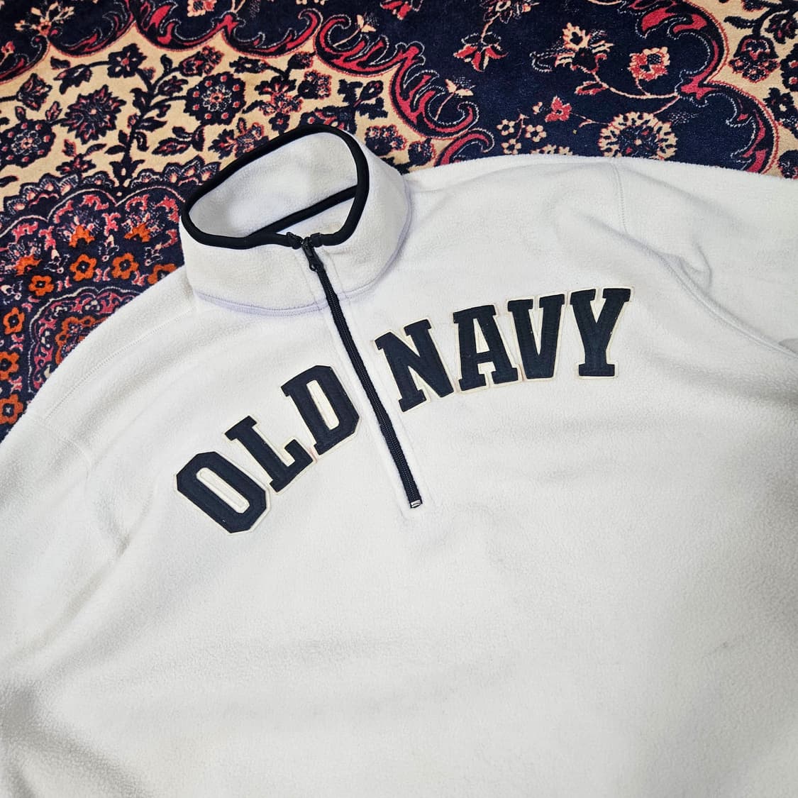 올드네이비(Oldnavy) 플리스 기모 하프 집업 XXL 상품이미지2