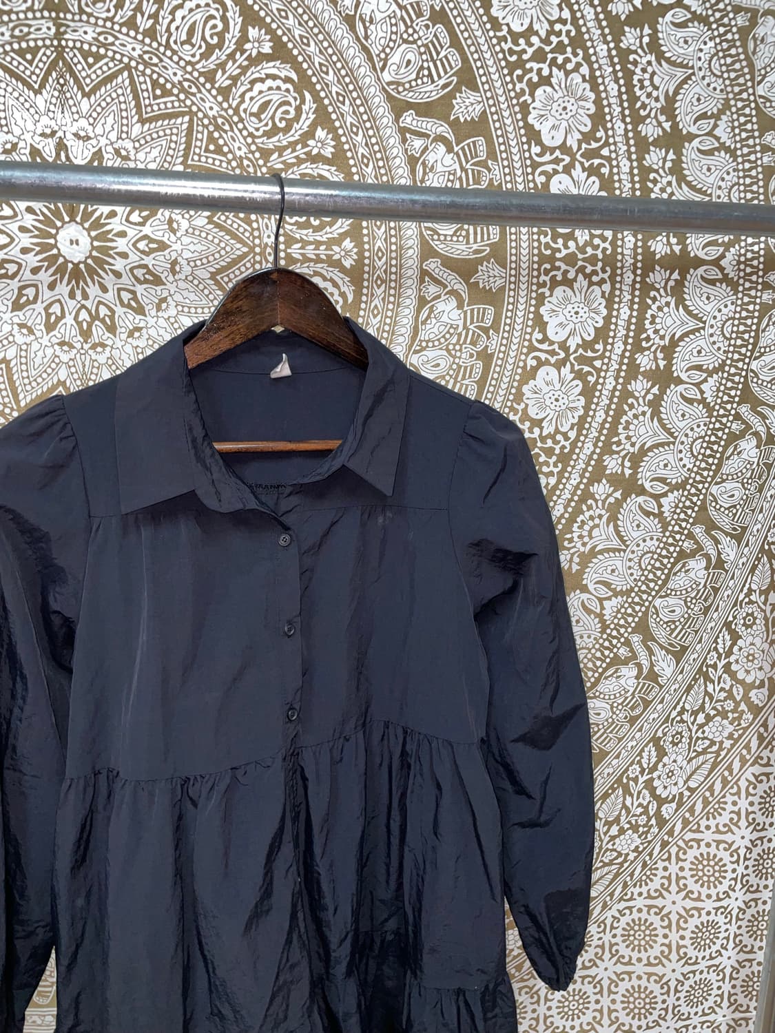 빈티지 여성 검정 셔츠 캉캉 원피스  상품이미지3