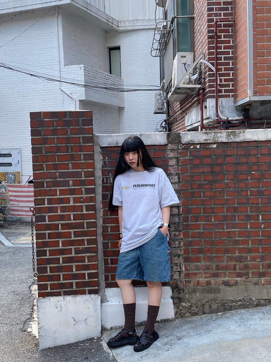 00s Jerzees 저지스 쉐보레 반팔 티셔츠 상품이미지1